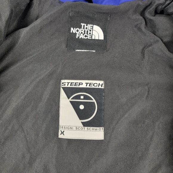 The North Face Steep Tech Scot Schmidt Blue Full Zip Snowboard Jacket Mens 2XL - Picture 13 of 14